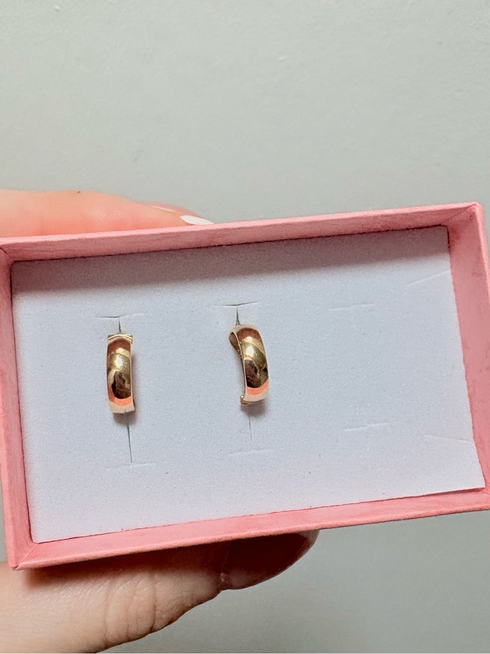 Real 10k gold hoop earrings